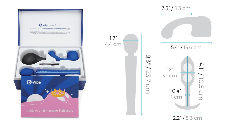 B Vibe X Le Wand Anal Massage and Education Set