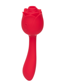 Lovehoney Floral Fantasy Rose Clitoral Suction Stimulator with G-Spot Vibrator