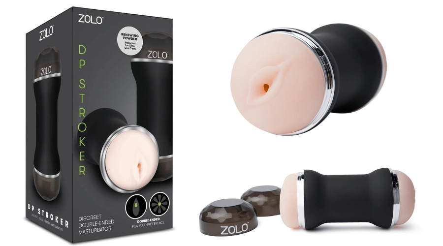 ZOLO DP Stroker Ultra-Realistic Double Ended Masturbator